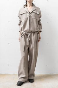 tous les deux ensemble/Twill 2 Pockets Jumpsuit