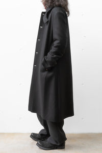 K'ANG/OVERSIZE SINGLE BREASTED WITH COLLAR CLOSER COAT