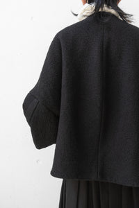 tous les deux ensemble/Wool Collarless Blouson