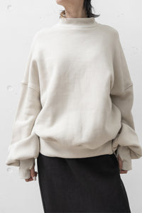 tous les deux ensemble/Brushed Lining High Neck Sweat