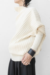 tous les deux ensemble/Rebuilding Rib Knit Sweater