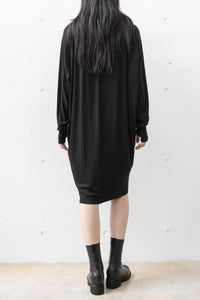 thom/krom Shirring High Neck Dress (Femme)