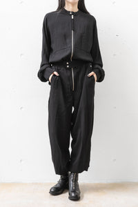 thom/krom Zip Up Mock Neck Jumpsuit (Femme)