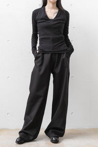 thom/krom Wide Straight Tuck Pants (Femme)