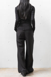 thom/krom Wide Straight Tuck Pants (Femme)