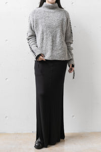 thom/krom Alpaca Stitch High Neck Sweater (Femme)