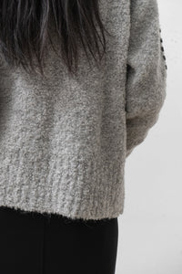 thom/krom Alpaca Stitch High Neck Sweater (Femme)