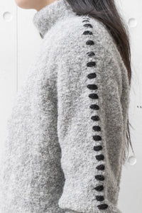 thom/krom Alpaca Stitch High Neck Sweater (Femme)