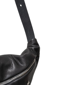 m.a+/BY210+++ SY1,0 small zig zag belt bag w/silver crosses