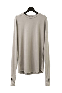 thom/krom Diagonal Panel Long Sleeve T-shirt (Homme)