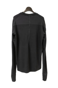 thom/krom Diagonal Panel Long Sleeve T-shirt (Homme)