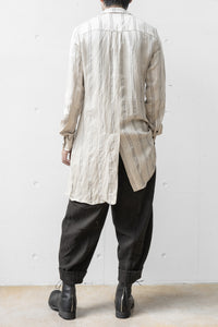 Aleksandr Manamis/BIAS COLLAR STRIPE SHIRT (Homme)