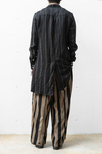 Aleksandr Manamis/BIAS COLLAR STRIPE SHIRT (Homme)