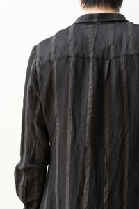 Aleksandr Manamis/BIAS COLLAR STRIPE SHIRT (Homme)