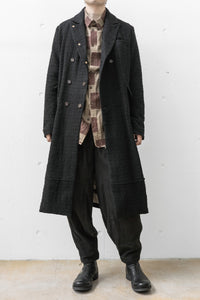 Aleksandr Manamis/DOUBLE BUTTONED COLLAR COAT (Homme)