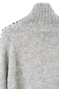 thom/krom Alpaca Stitch High Neck Sweater (Femme)