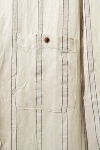 Aleksandr Manamis/BIAS COLLAR STRIPE SHIRT (Homme)