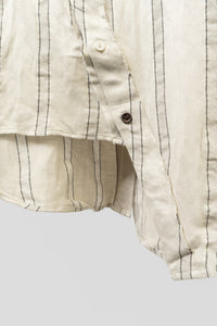 Aleksandr Manamis/BIAS COLLAR STRIPE SHIRT (Homme)