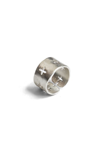 m.a+/AG53 AG thick multiple cross cut ring