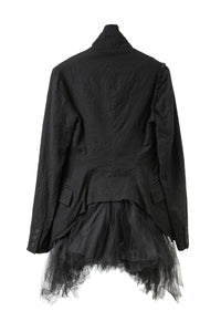 MARC LE BIHAN/VESTE SPENCER FAUX CUL TULLE