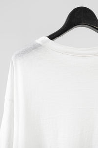 ISABEL BENENATO/Biological cotton jersey loose fit T-shirt (Homme)