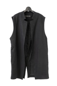 tous les deux ensemble/Homespun Collarless Vest