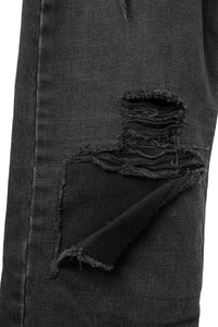 NICOLAS ANDREAS TARALIS/Nirvana Wash Aged Denim Straight Cut Jean