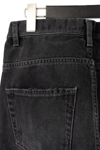 NICOLAS ANDREAS TARALIS/Nirvana Wash Aged Denim Straight Cut Jean