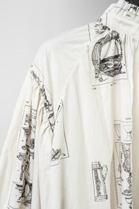 Aleksandr Manamis/JARDIN VERT PUFF RUFFLE SHIRT (Femme)