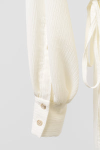 tous les deux ensemble/Chemise en crêpe rayée