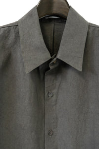 K'ang/hand stitched hem border 宽松版型衬衫