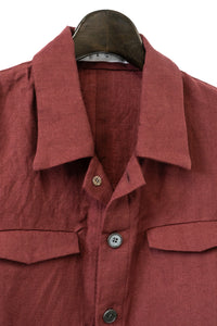 K'ANG/BACK SPLIT 2 FRONT POCKET SHIRT JACKET