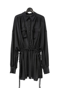 tous les deux ensemble/Chemise en crêpe rayée