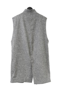 tous les deux ensemble/Homespun Collarless Vest