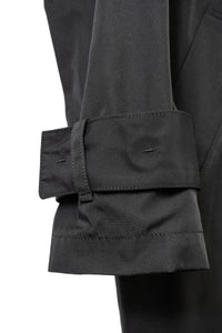 tous les deux ensemble/Manteau en gabardine à col soutenu