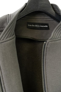 tous les deux ensemble/Brushed Lining Zip Up Blouson