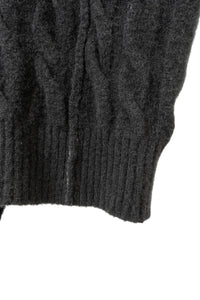 ISABEL BENENATO/Yak V-neck oversize jumper