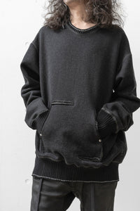 taichimurakami/"DISPLACEMENT "针织毛衣 PARKA RIBBED（秘密页面）