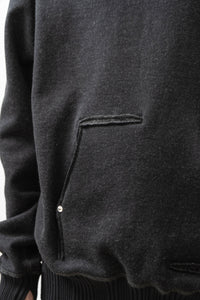 taichimurakami/"DISPLACEMENT "针织毛衣 PARKA RIBBED（秘密页面）