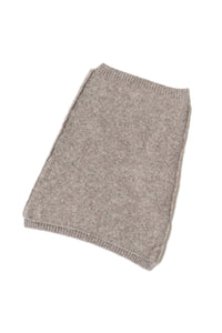 ISABEL BENENATO/Yak snood contrast stitch