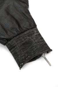 taichimurakami/"OTHERS"open finger leather glove w/M.CASHMERE fur