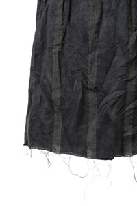 Aleksandr Manamis/WASHED STRIPE PLISSÉ SKIRT (Femme)