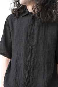 daub/Short Sleeve Shirt Raw Edge