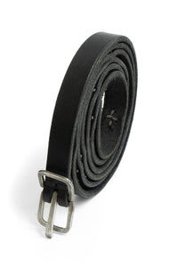 m.a+/ES21Z GR3.0 S Buckle Cross Studed Skinny Belt